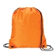 aerial view a neon orange drawstring sport pack, image 1 of 2