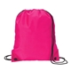 aerial view a neon pink drawstring sport pack, image 1 of 2