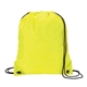 aerial view a neon yellow drawstring sport pack, image 1 of 2