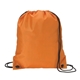 aerial view a orange drawstring sport pack, image 1 of 2