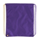 aerial view a purple/gold 210d polyester spirit drawcord 14w x 16.5h, image 1 of 5