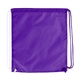 aerial view a purple/white 210d polyester spirit drawcord 14w x 16.5h, image 1 of 5