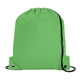 a lime non woven poly pro drawstring bag 14w x 16.5h