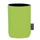aerial view a electric-lime koozie(r) collapsible neoprene can cooler, image 1 of 2
