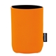 aerial view a electric-orange koozie(r) collapsible neoprene can cooler, image 1 of 3