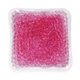 aerial view a pink gel bead hot / cold pack, full color digital, image 1 of 2