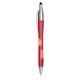 aerial view a tropical red/orange mood color changing click pen / stylus, image 1 of 2