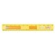 12 Inch Plastic Ruler Stationery Kit with Pencil, Eraser and Sharpener