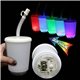 12 oz LED Cup with Lid and Straw