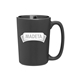 12 oz Rocca Mug - Matte Black - Glossy Black