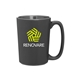 12 oz Rocca Mug - Matte Black - Glossy Black - Glossy Storm Gray