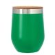 12 oz Vinay Stemless Wine Glass With Bamboo Lid
