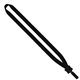 1/2 Smooth Nylon Lanyard with Plastic Clamshell Bulldog Clip
