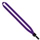 1/2 Smooth Nylon Lanyard with Plastic Clamshell Bulldog Clip