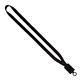 1/2 Smooth Nylon Lanyard with Snap - Buckle Release O - Ring