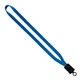 1/2 Smooth Nylon Lanyard with Snap - Buckle Release O - Ring