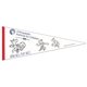 12 x 30 Felt Pennant - Color - Me - With 1 sewn Strip