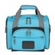 aerial view a turquoise convertible duffel cooler - 12 can cooler bag, image 1 of 3