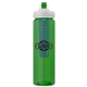 a green body & navy infuser & green lid newport 25 oz pet bottle with flip spout infuser