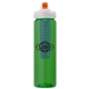 a green body & navy infuser & orange lid newport 25 oz pet bottle with flip spout infuser