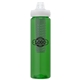 a green body & purple infuser & clear lid newport 25 oz pet bottle with flip spout infuser