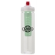 a clear body & green infuser & red lid newport 25 oz pet bottle with flip spout infuser