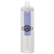 a clear body & navy infuser & clear lid newport 25 oz pet bottle with flip spout infuser