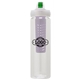 a clear body & purple infuser & green lid newport 25 oz pet bottle with flip spout infuser