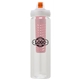 a clear body & red infuser & orange lid newport 25 oz pet bottle with flip spout infuser
