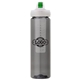 a smoke body & clear infuser & green lid newport 25 oz pet bottle with flip spout infuser