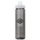 a smoke body & clear infuser & clear lid newport 25 oz pet bottle with flip spout infuser