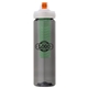 a smoke body & green infuser & orange lid newport 25 oz pet bottle with flip spout infuser