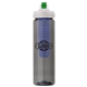 a smoke body & navy infuser & green lid newport 25 oz pet bottle with flip spout infuser