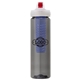 a smoke body & navy infuser & red lid newport 25 oz pet bottle with flip spout infuser