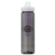 a smoke body & purple infuser & clear lid newport 25 oz pet bottle with flip spout infuser