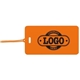 a orange tag & orange strap two color luggage tag