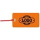 a orange tag & red strap two color luggage tag