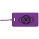 a purple tag & purple strap two color luggage tag