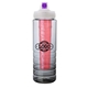 a smoke body & red ice stick & purple lid 26 oz pet bottle with flip spout ice stick