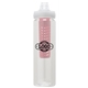 a clear body & clear lid & red infuser laguna 32 oz pet bottle with flip spout infuser