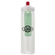 a clear body & red lid & green infuser laguna 32 oz pet bottle with flip spout infuser