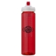 a red body & red lid & red infuser laguna 32 oz pet bottle with flip spout infuser