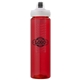 a red body & red infuser & black lid newport 25 oz pet bottle with flip spout infuser