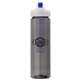 a smoke body & purple infuser & navy lid newport 25 oz pet bottle with flip spout infuser