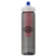 a smoke body & red infuser & navy lid newport 25 oz pet bottle with flip spout infuser
