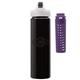 a black body & purple infuser & black lid newport 25 oz pet bottle with flip spout infuser