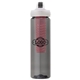 a smoke body & black lid & red infuser laguna 32 oz pet bottle with flip spout infuser