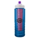 a navy body & red ice stick & purple lid 26 oz pet bottle with flip spout ice stick