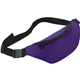aerial view a purple polyester hipster fanny pack, image 1 of 7