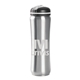 aerial view a silver 28 oz slim stainless skinny water bottle, image 1 of 4